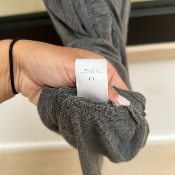 A.L.C sally grey ruched jersey dress - Picture 8 of 8